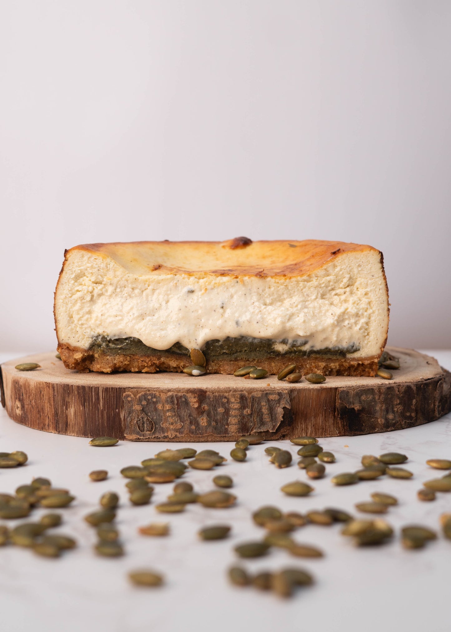 Cheesecake Pipas de Calabaza