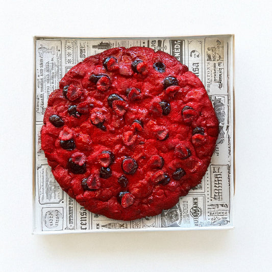 Pizza Cookie Frambuesas
